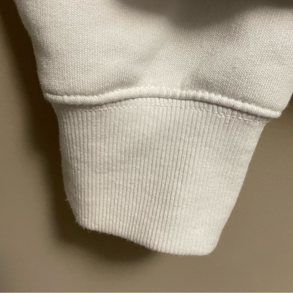 Joe Fresh White and Green Racquet Club Sweatshirt Tennis Women’s Large - Picture 7 of 11